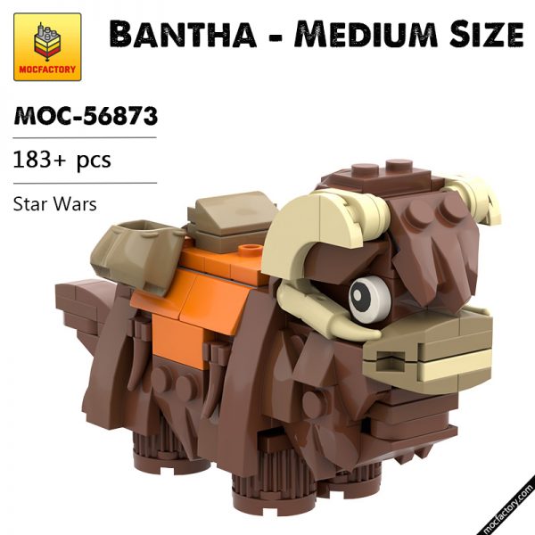 MOC 56873 Bantha Medium Size Star Wars by Kimnotyze MOC FACTORY - MOULD KING
