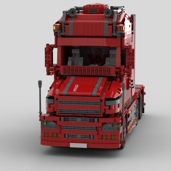 MOC 57465 Scania Truck T 580 Torpedo Technic by Furchtis MOC FACTORY 4 - MOULD KING