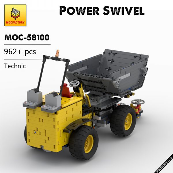 MOC 58100 Power Swivel Technic by Verni Berni MOC FACTORY - MOULD KING