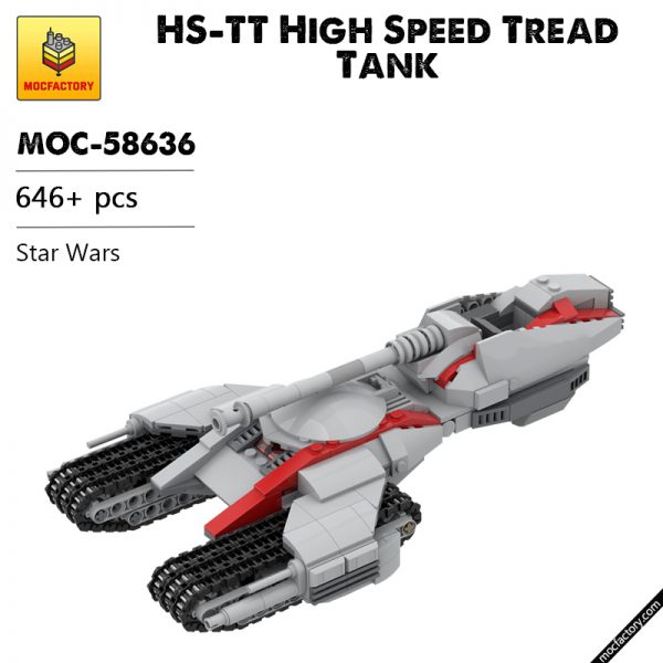 MOC 58636 HS TT High Speed Tread Tank Star Wars by Tjs Lego Room MOC FACTORY - MOULD KING
