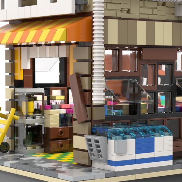 MOC 58773 Japanese Stores Modular Building by povladimir MOC FACTORY 7 - MOULD KING