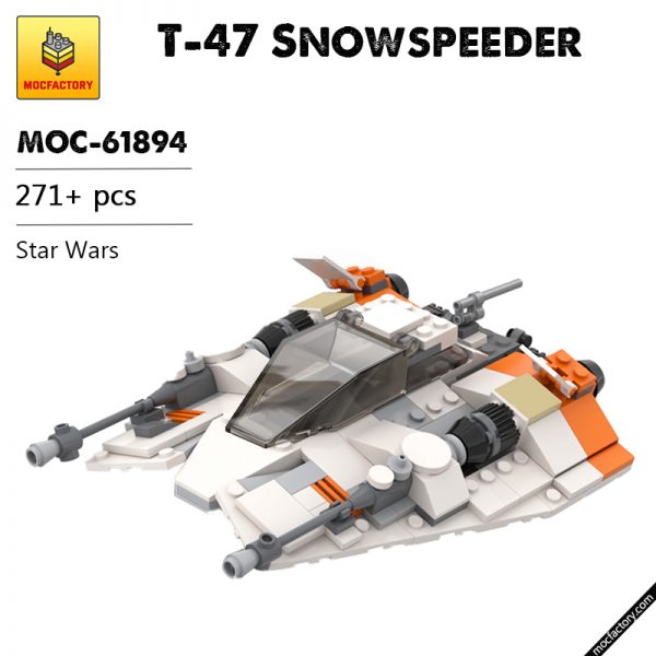 MOC 61894 T 47 Snowspeeder Star Wars by scruffybrickherder MOC FACTORY - MOULD KING