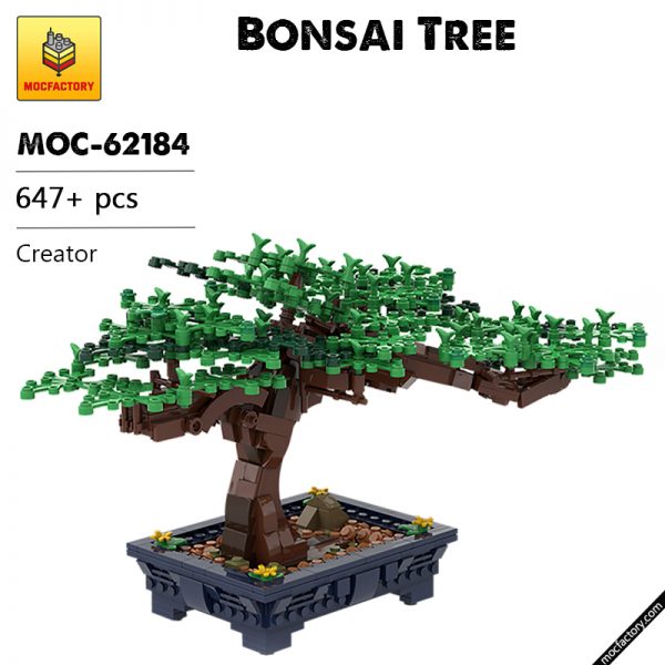 MOC 62184 Bonsai Tree Creator by Gr33tje13 MOC FACTORY - MOULD KING