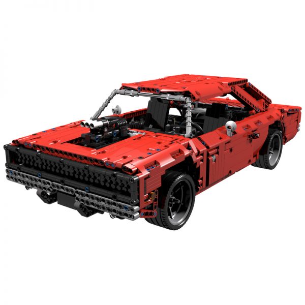 MOC 65657 1968 Dodge Charger MOD Technic by jb70 MOC FACTORY 2 - MOULD KING