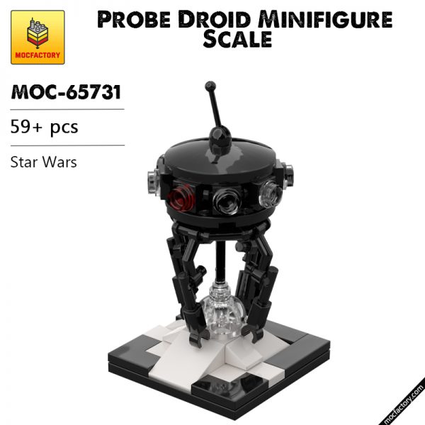 MOC 65731 Probe Droid Minifigure Scale Star Wars by Lupowhite MOC FACTORY - MOULD KING