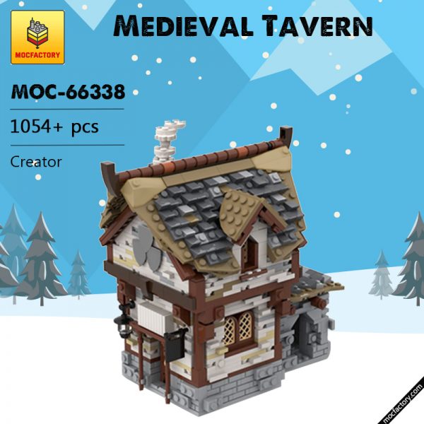 MOC 66338 Medieval Tavern Creator by medievalbricker MOC FACTORY - MOULD KING
