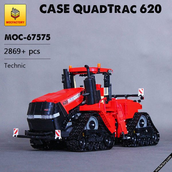 MOC 67575 CASE QuadTrac 620 Technic by Klein.Creations MOC FACTORY - MOULD KING