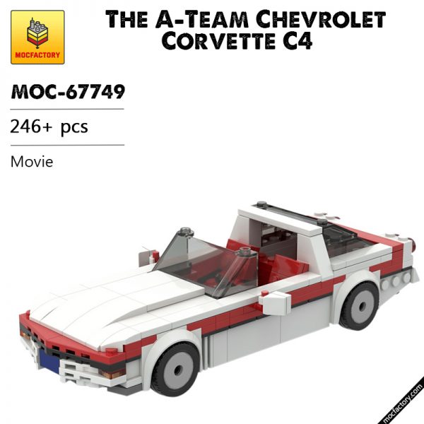 MOC 67749 The A Team Chevrolet Corvette C4 Movie by reigar sama MOC FACTORY - MOULD KING
