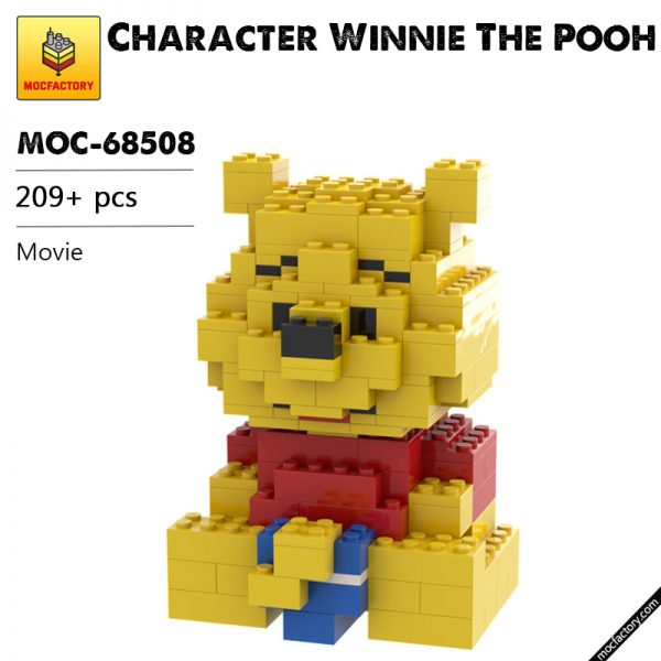 MOC 68508 Character Winnie The Pooh Movie by BrickAnd MOC FACTORY - MOULD KING