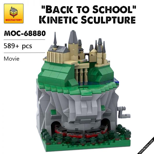 MOC 68880 Back to School Kinetic Sculpture Movie by Jolly3ricks MOC FACTORY - MOULD KING