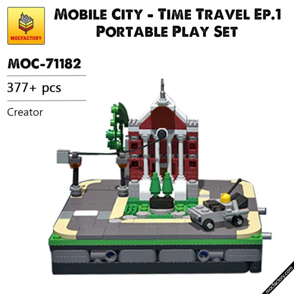 MOC 71182 Mobile City Time Travel Ep.1 Portable Play Set Creator by DoubleBU MOC FACTORY - MOULD KING