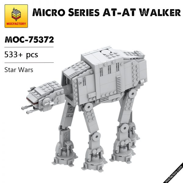 MOC 75372 Micro Series AT AT Walker Star Wars by obiwanklemmobi MOC FACTORY - MOULD KING