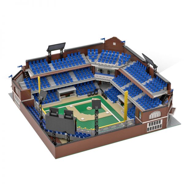 MOC 76626 Modular Baseball Stadium Minifigure Scale Modular Building by gabizon MOC FACTORY 2 - MOULD KING