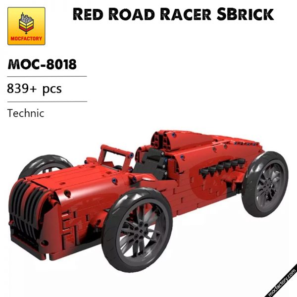 MOC 8018 Red Road Racer SBrick Technic by jb70 MOC FACTORY - MOULD KING