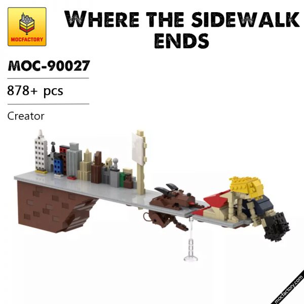 MOC 90027 Where the sidewalk ends Creator MOCFACTORY - MOULD KING