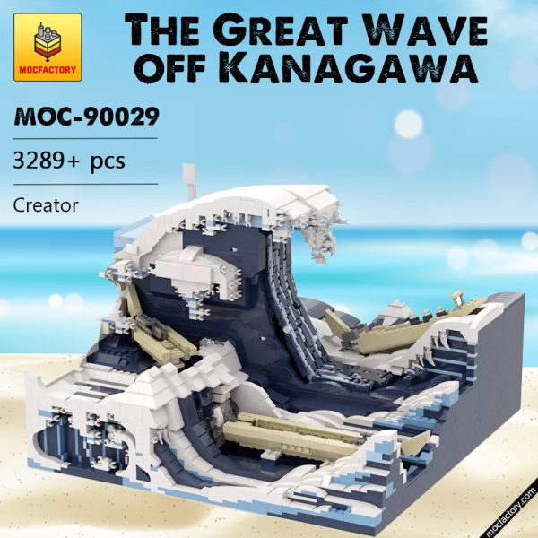 MOC 90029 The Great Wave off Kanagawa Creator MOCFACTORY - MOULD KING