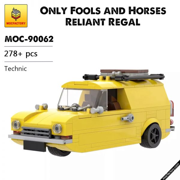 MOC 90062 Only Fools and Horses Reliant Regal Technic MOC FACTORY - MOULD KING