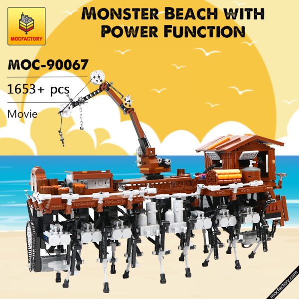 MOC 90067 Monster Beach with Power Function Movie MOC FACTORY - MOULD KING