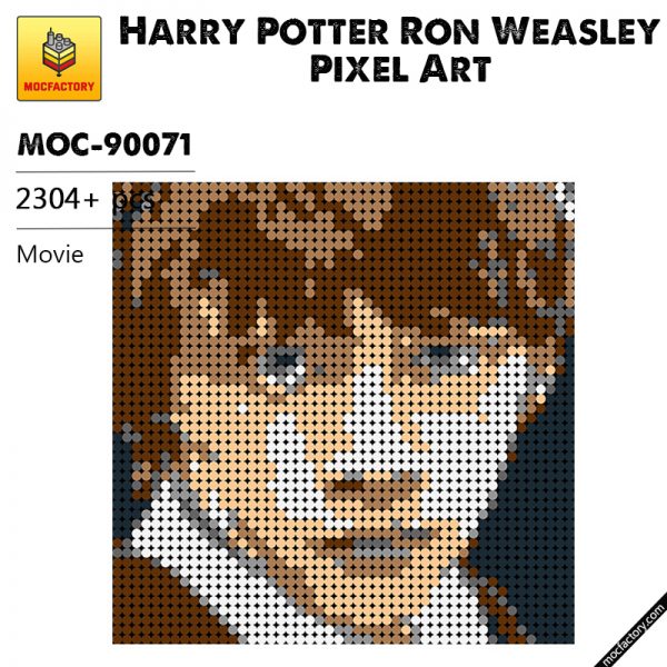 MOC 90071 Harry Potter Ron Weasley Pixel Art Movie MOC FACTORY - MOULD KING