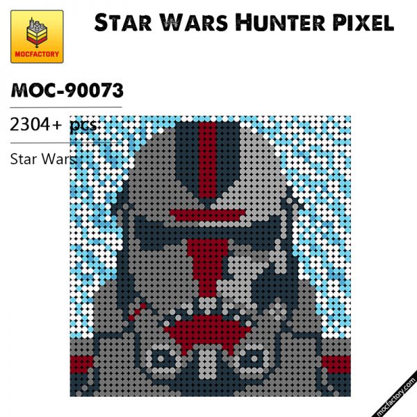 MOC 90073 Star Wars Hunter Pixel Art MOC FACTORY - MOULD KING