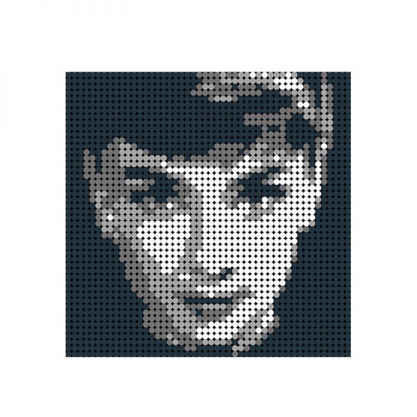 MOC 90074 Audrey Hepburn Pixel Art Creator MOC FACTORY2 - MOULD KING