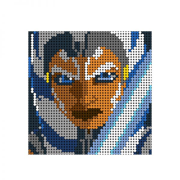 MOC 90076 Star Wars Ahsoka Tano Pixel Art MOC FACTORY 2 - MOULD KING