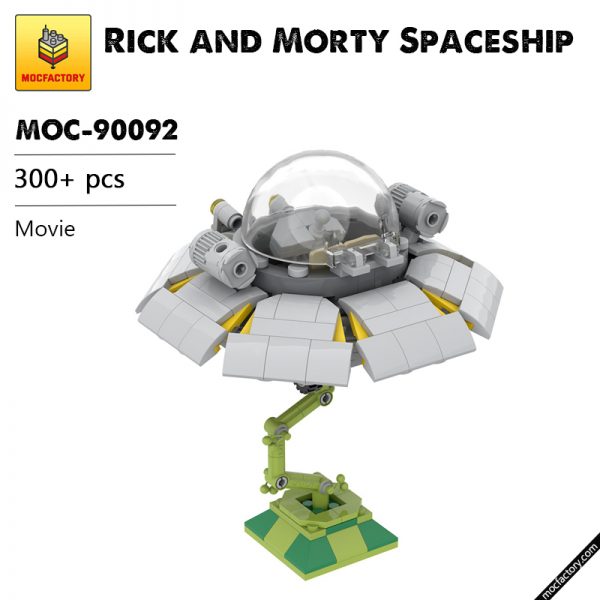 MOC 90092 Rick and Morty Spaceship Movie MOC FACTORY - MOULD KING