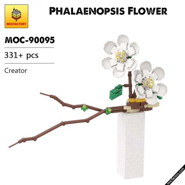 MOC 90095 Phalaenopsis Flower Creator MOC FACTORY - MOULD KING