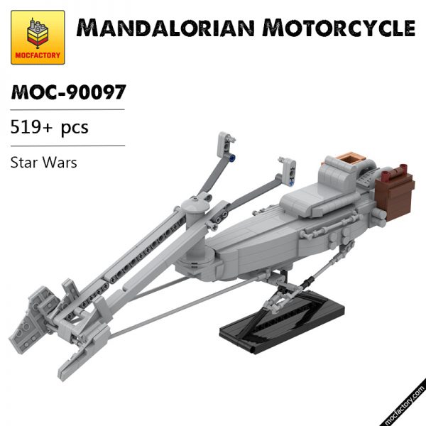 MOC 90097 Mandalorian Motorcycle Star Wars MOC FACTORY - MOULD KING