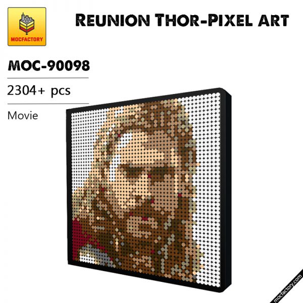 MOC 90098 Reunion Thor Pixel art Movie MOC FACTORY - MOULD KING