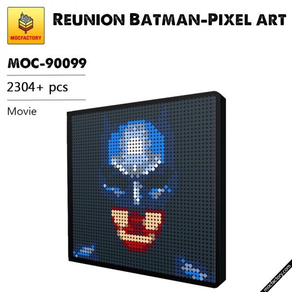 MOC 90099 Reunion Batman Pixel art Movie MOC FACTORY - MOULD KING