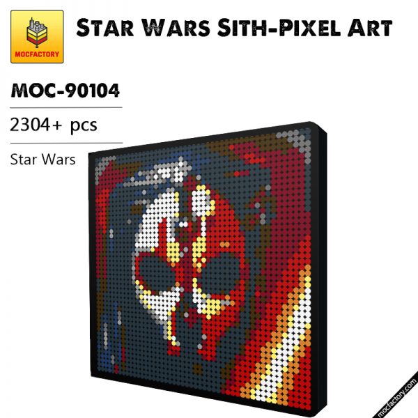 MOC 90104 Star Wars Sith Pixel Art MOC FACTORY - MOULD KING