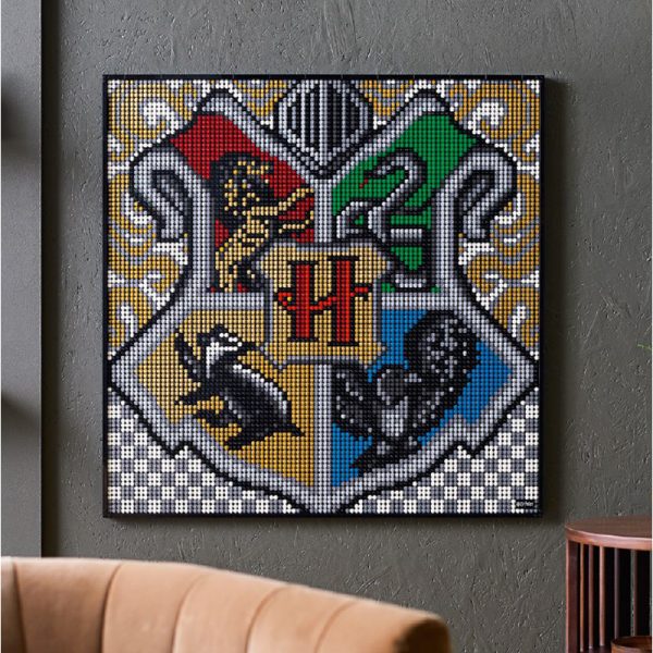MOC 90107 Harry Potter Crest Pixel art Movie MOC FACTORY 3 - MOULD KING