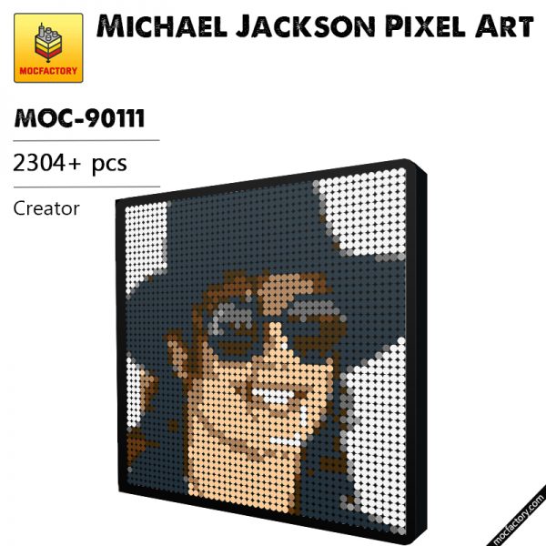 MOC 90111 Michael Jackson Pixel Art Creator MOC FACTORY - MOULD KING