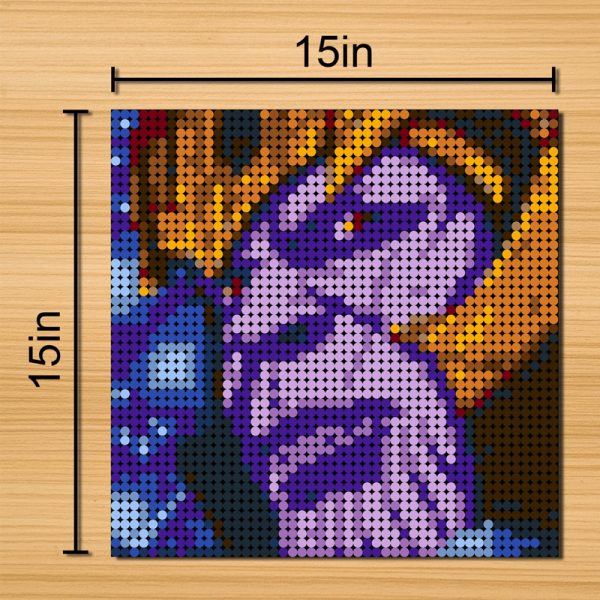 MOC 90121 Thanos Pixel Art Movie MOC FACTORY 3 - MOULD KING
