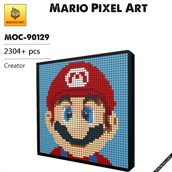MOC 90129 Mario Pixel Art Movie MOC FACTORY - MOULD KING