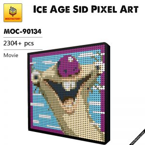 One Piece Ace Pixel Art Movie MOC-90174 WITH 2304 PIECES - MOC