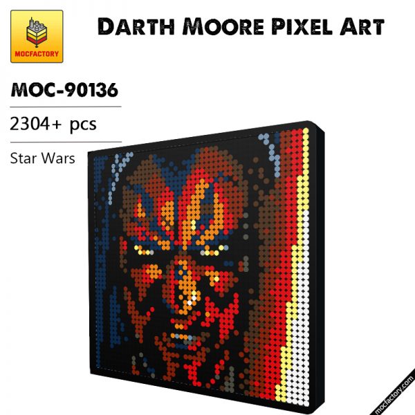 MOC 90136 Darth Moore Pixel Art Star Wars MOC FACTORY - MOULD KING