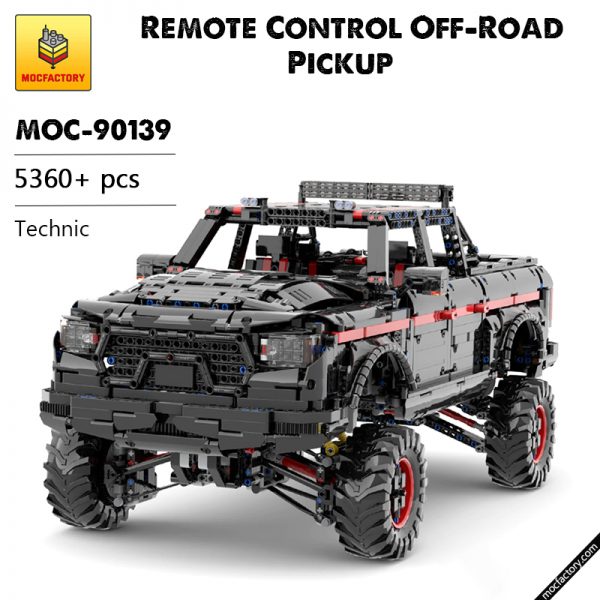 MOC 90139 Remote Control Off Road Pickup Technic MOC FACTORY - MOULD KING