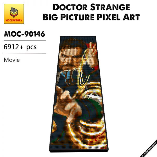 MOC 90146 Doctor Strange Big Picture Pixel Art Movie MOC FACTORY - MOULD KING