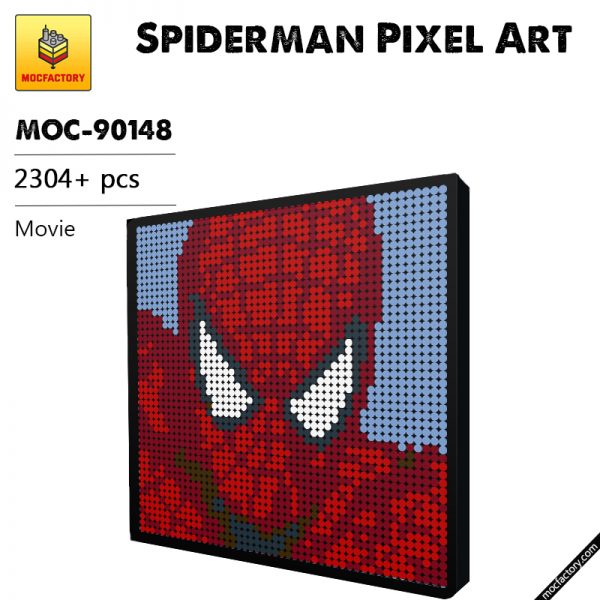 MOC 90148 Spiderman Pixel Art Movie MOC FACTORY - MOULD KING
