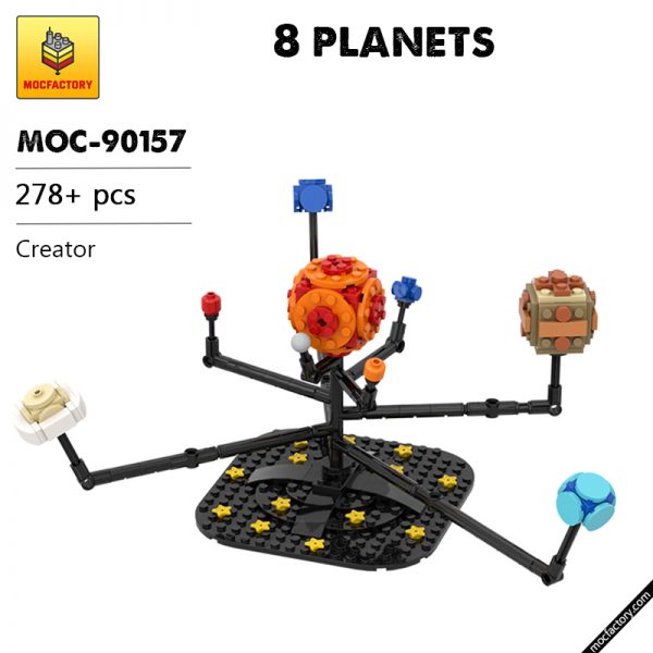 MOC 90157 8 planets Creator MOC FACTORY - MOULD KING