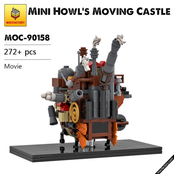 MOC 90158 Mini Howls Moving Castle Movie MOC FACTORY - MOULD KING