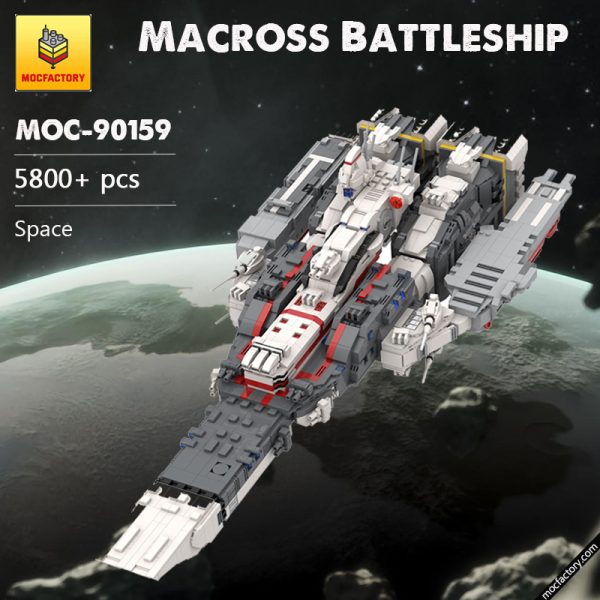 MOC 90159 Macross Battleship Space MOC FACTORY - MOULD KING