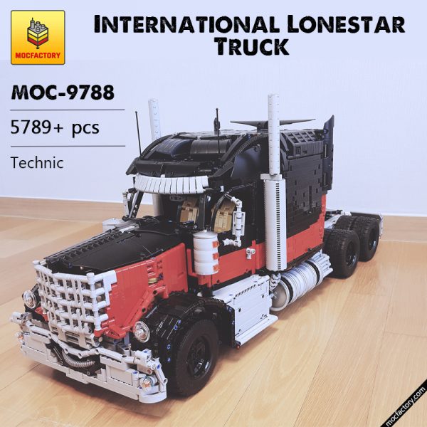 MOC 9788 International Lonestar Truck Technic by OleJka MOC FACTORY - MOULD KING