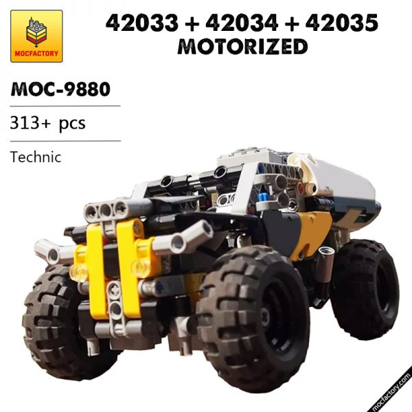MOC 9880 42033 42034 42035 motorized Technic by RacingBrick MOC FACTORY - MOULD KING