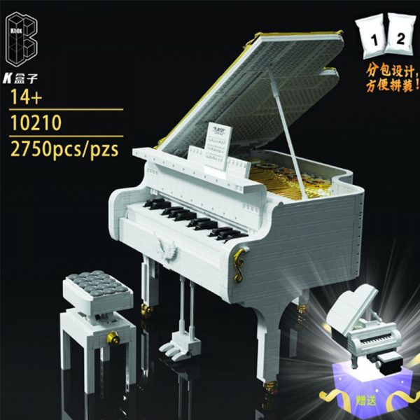 MOC FACTORY 10210 White Piano - MOULD KING