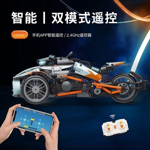 MOYU 88013 Motorcycle with 1228 pieces 2 - MOULD KING