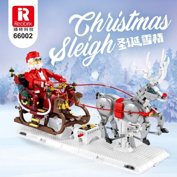 Reobrix 66002 Christmas Sleigh with 1572 pieces 1 - MOULD KING