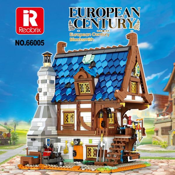 Reobrix 66005 Blacksmith with 2366 pieces 1 - MOULD KING